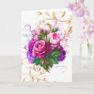 Wedding Congratulations Add Names Lilac Ephemera Card