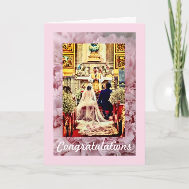 Wedding Congratulations Card (Front)