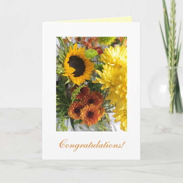 Wedding "congratulations! card (Front)