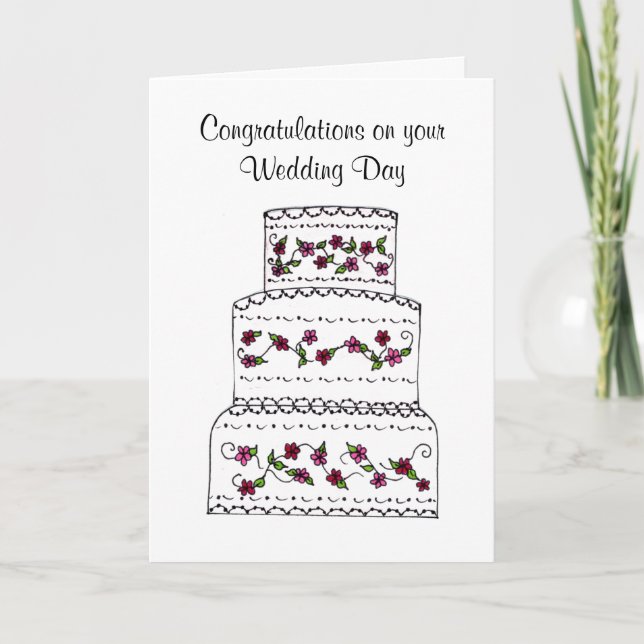 Wedding Congratulations Card (Front)