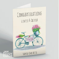 Wedding Congratulations Custom Card