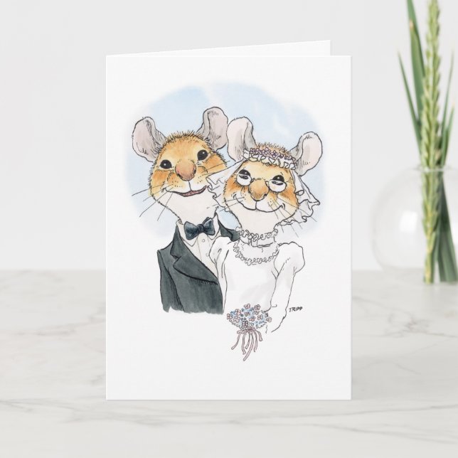 Wedding Congratulations for a mature couple Card (Front)