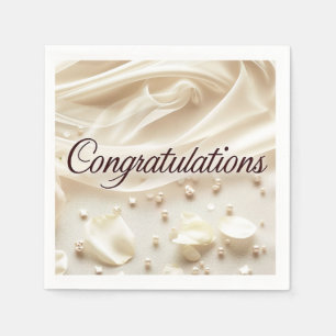 Wedding Congratulations Paper Napkin
