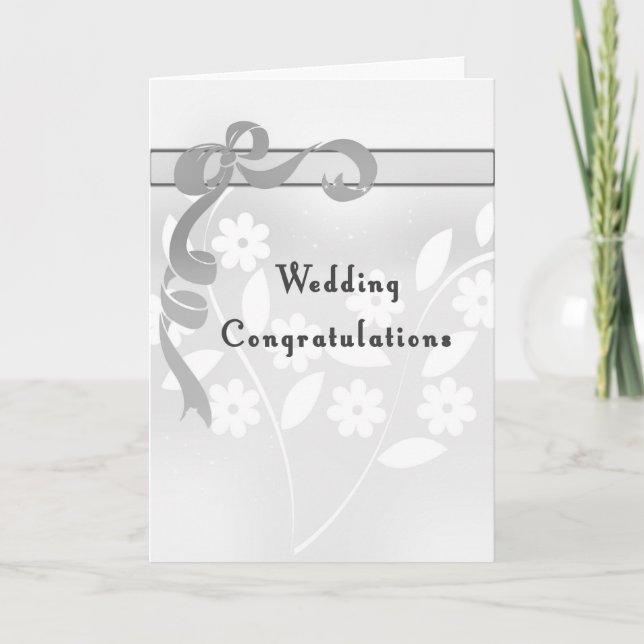 Wedding Congratulations to Cousin & Husband Card (Front)