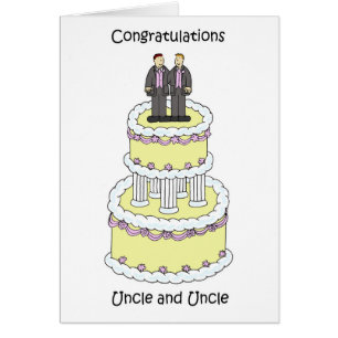 Wedding Congratulations Uncle and Uncle.