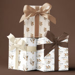 Wedding Congratulations Wrapping Paper Sheets<br><div class="desc">Congratulate a special couple with these lovely personalised watercolor floral wrapping paper sheets!</div>