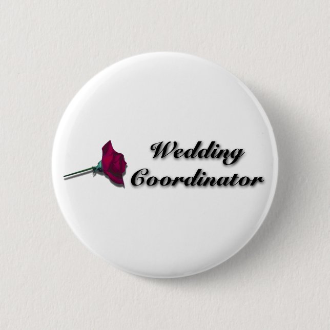 Wedding Coordinator Button (Front)