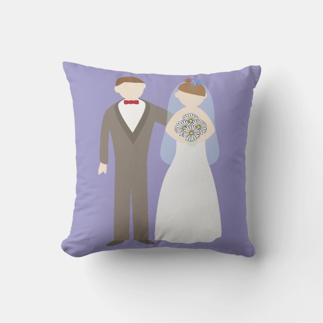 Wedding Couple Cushion (Front)
