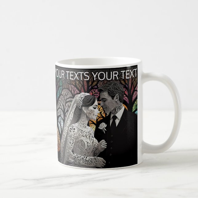 Wedding Couple favors & Gift ideas Coffee Mug (Right)