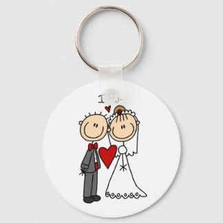Wedding Couple I Do T-shirts and Gifts Key Ring