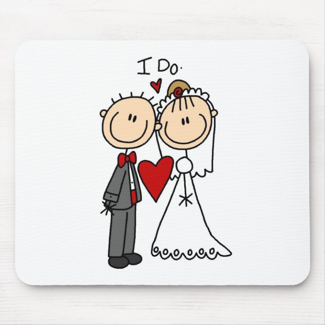 Wedding Couple I Do T-shirts and Gifts Mouse Pad (Front)