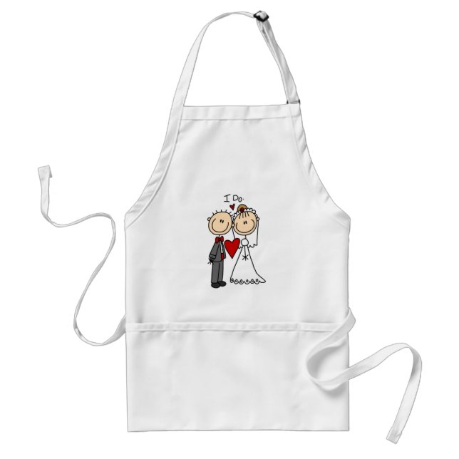 Wedding Couple I Do T-shirts and Gifts Standard Apron (Front)