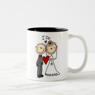 Wedding Couple I Do T-shirts and Gifts Two-Tone Coffee Mug