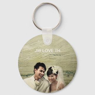 Wedding couple key ring