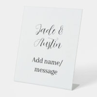 Wedding couple name message date romantic elegant