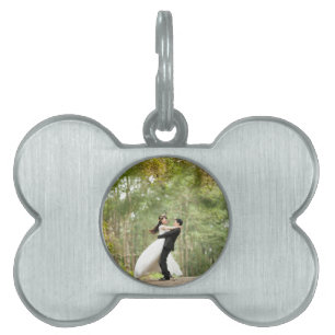Wedding Couple Pet ID Tag