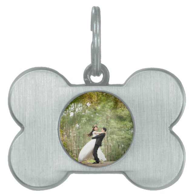 Wedding Couple Pet ID Tag (Front)
