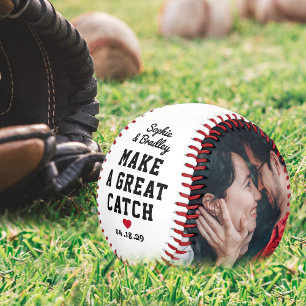 Wedding Couple Photo Baseball