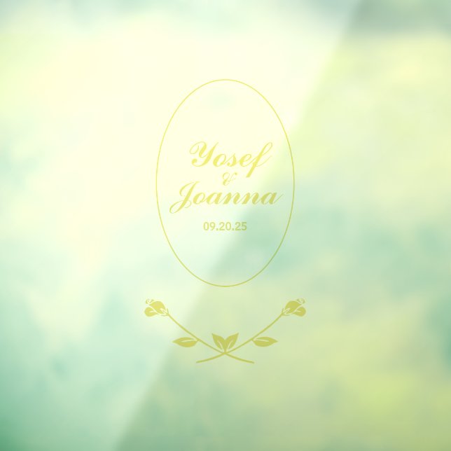 Wedding Couple Transparent Floor Decal and Sticker (Sheet 3)