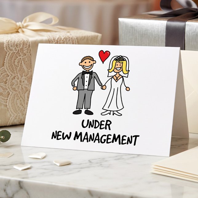 Wedding Couple - Under New Management Card (Creator Uploaded)