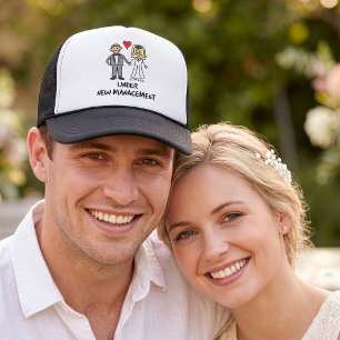 Wedding Couple - Under New Management Trucker Hat