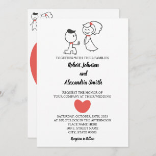 Wedding Couple Wedding Invitation