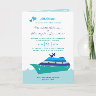 Wedding Cruise Invitation