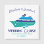 Wedding Cruise Save the Date Magnet<br><div class="desc">Get everyone aboard for your high seas wedding cruise.</div>