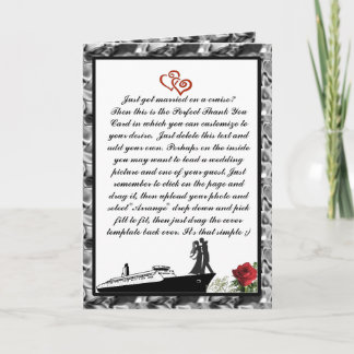 Wedding Cruise Thank You Cards