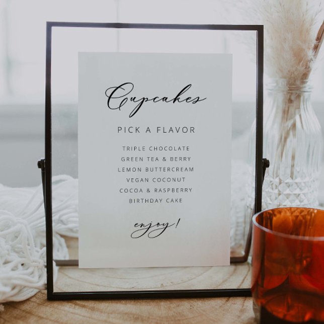 Wedding Cupcakes Poster Reception Decor Sign (Creator Uploaded)