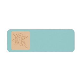 Wedding Cupid Return Address Label