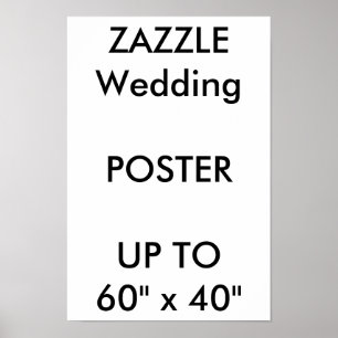 Wedding Custom 11" x 16.5" Poster THICK Portrait