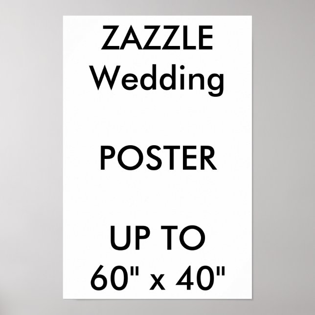 Wedding Custom 11" x 16.5" Poster THICK Portrait (Front)
