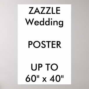 Wedding Custom 16" x 24" Poster THICK Portrait