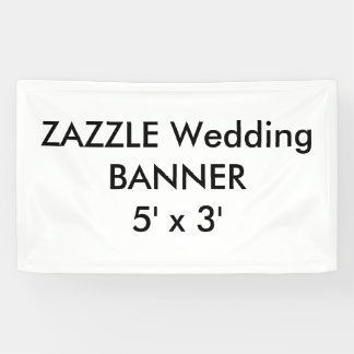 Wedding Custom Banner 5' x 3'