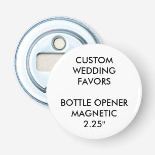 Wedding Custom Favors MAGNETIC BOTTLE OPENER