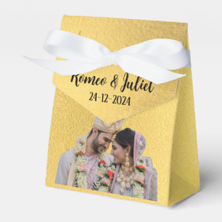 Wedding Custom Favour Box with Ribbon