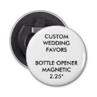 Wedding Custom Favours MAGNETIC BOTTLE OPENER