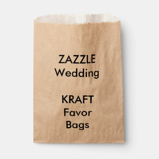Wedding Custom KRAFT Paper Favor Bag Favour Bags