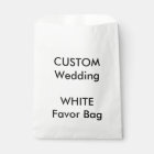 Wedding Custom Paper Favour Bag WHITE