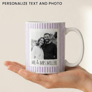 Wedding | Custom Retro Purple Bachelorette Party Coffee Mug
