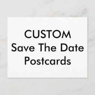 Wedding Custom Save The Date Invitation Postcards