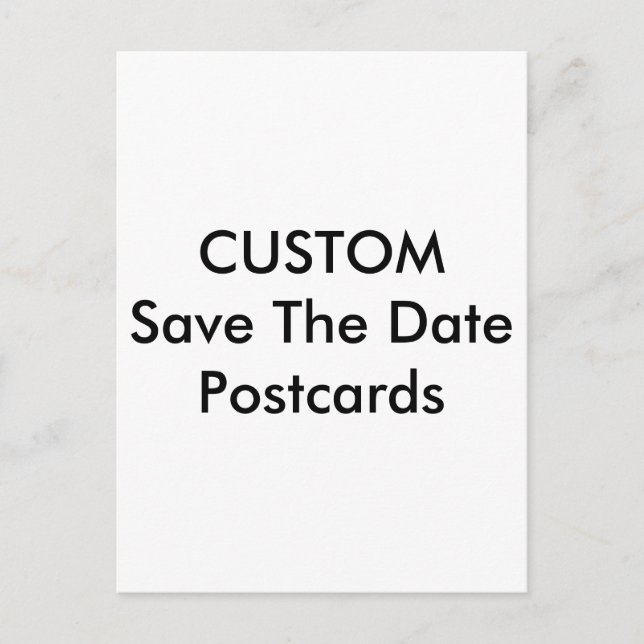 Wedding Custom Save The Date Invitation Postcards (Front)