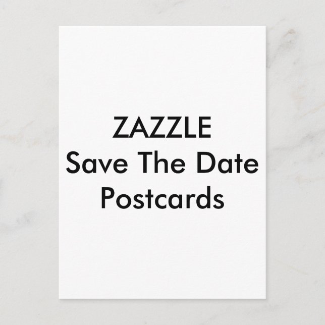 Wedding Custom Save The Date Invitation Postcards (Front)