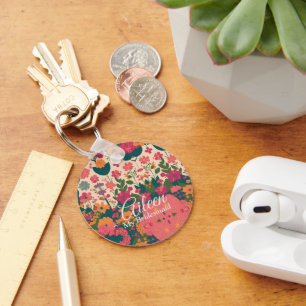 Wedding Customised Bridesmaid  Key Ring