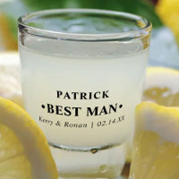 Wedding Date and Names Best Man Personalised