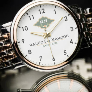 Wedding date couple name watch