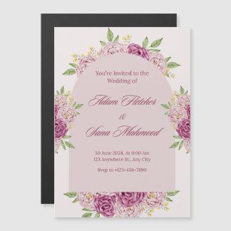 WEDDING DAY 2026 JUNE MAGNETIC INVITATION