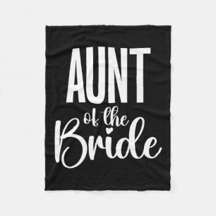 Wedding Day Aunt Of Bride Premium Fleece Blanket