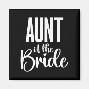 Wedding Day Aunt Of Bride Premium Magnet